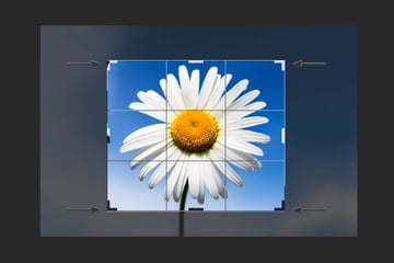 changing the size of the crop frame